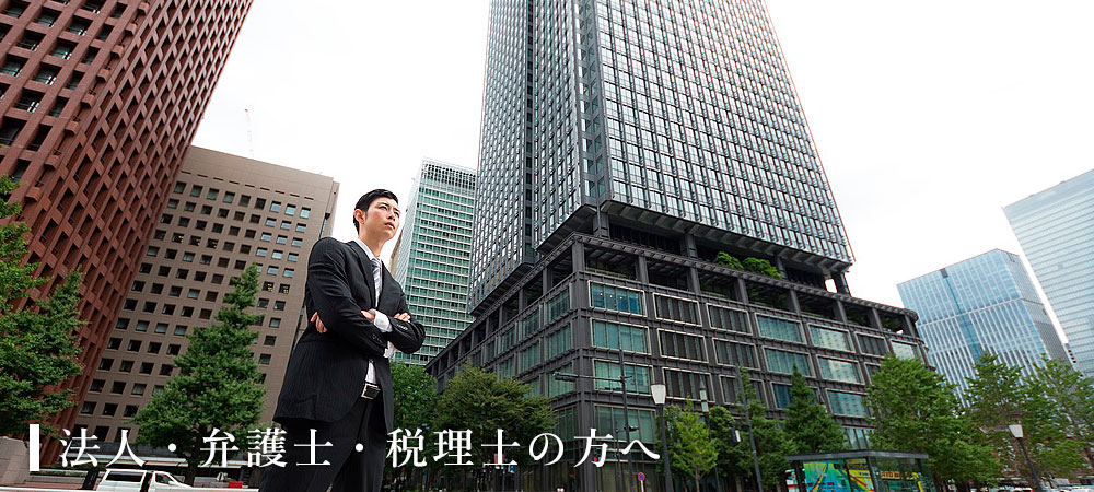 法人・弁護士・税理士の方へ