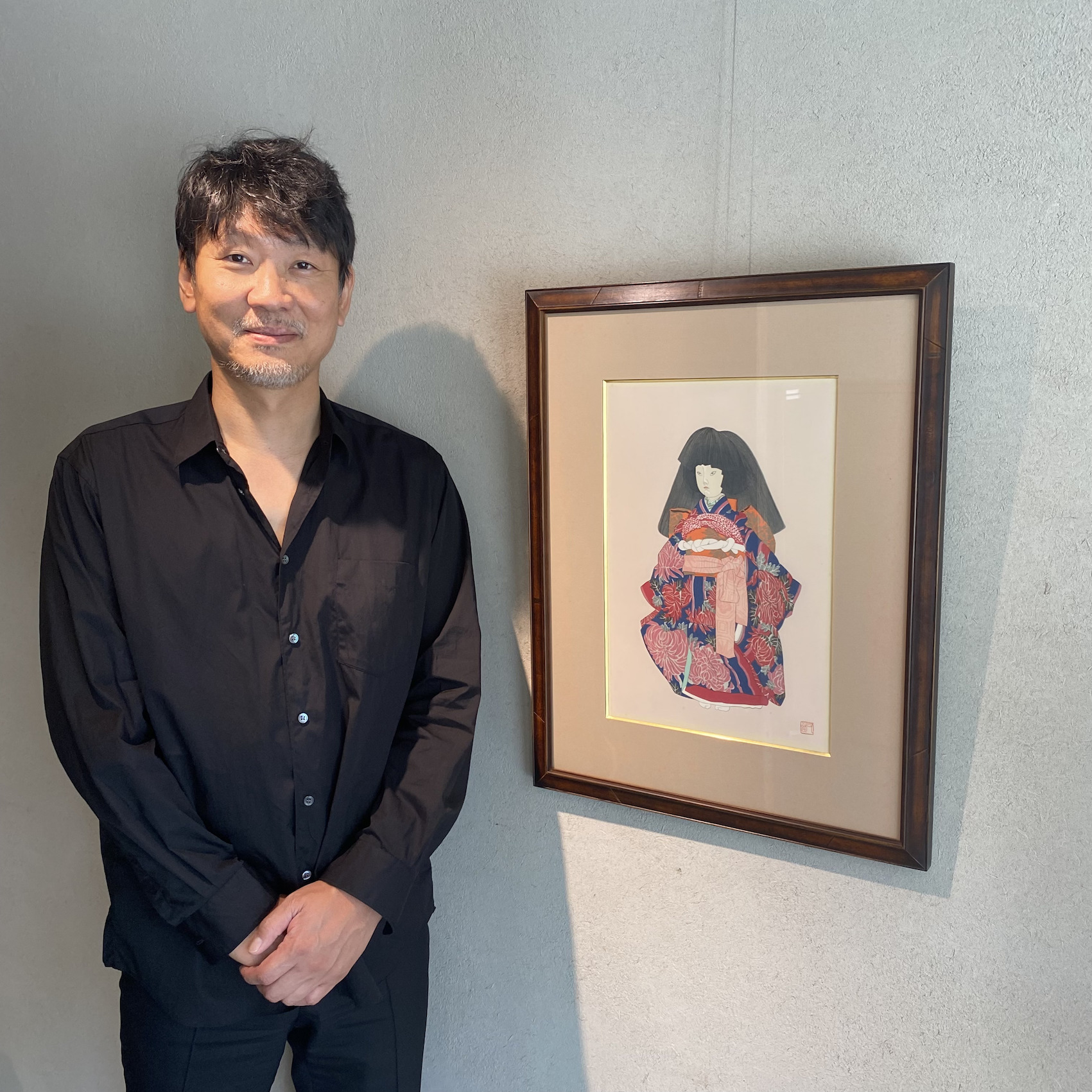 加山又造の絵画を買取りました。