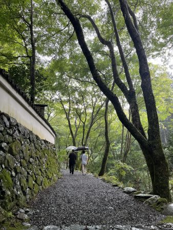 高山寺　山道