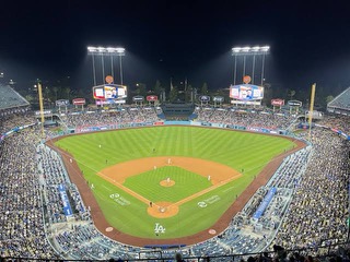 ドジャースタジアム　大谷翔平選手