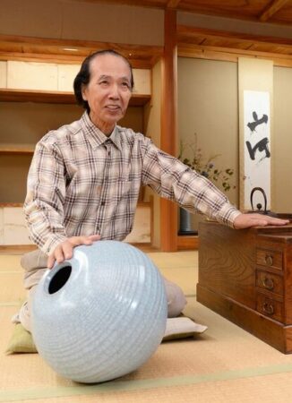 中島宏　床には小山富士夫の掛軸