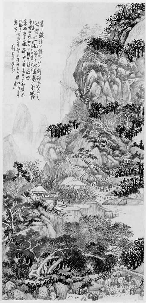 王鐸の山水画