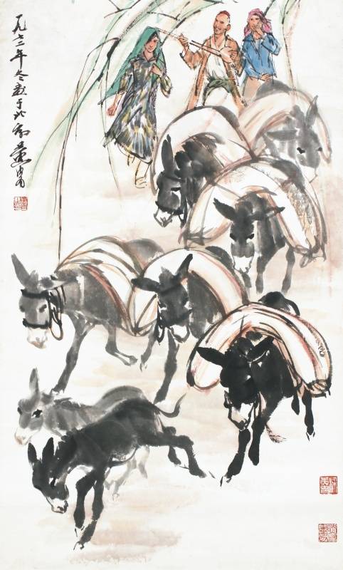 黃冑 送糧圖
