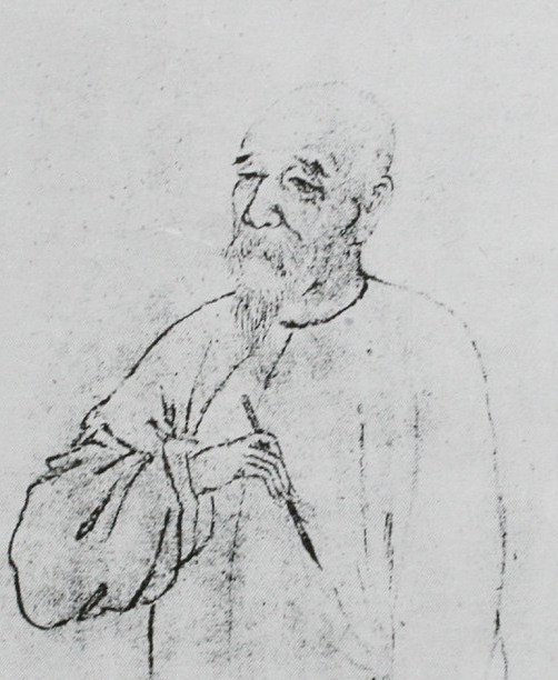 呉譲之/呉熙載　肖像画　1880年　連渓画