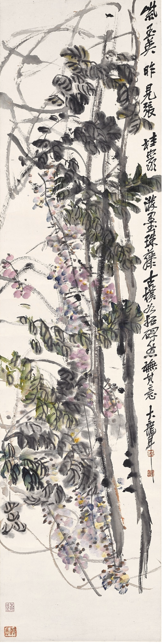 呉昌碩/吳昌碩　紫藤