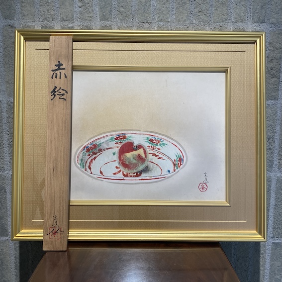 前田青邨「赤絵」