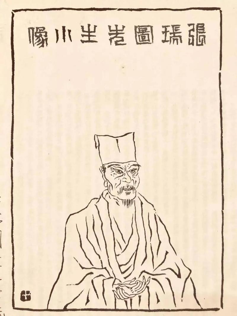張瑞図　肖像画