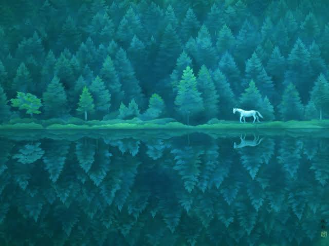 東山魁夷　緑響く
